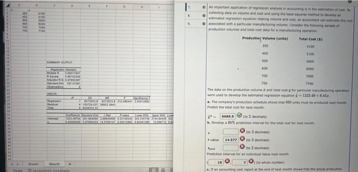 Solved im not sure what im doing wrong with excel but i keep | Chegg.com