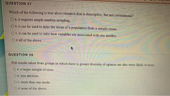 Solved QUESTION 57 Which of the following is true about | Chegg.com