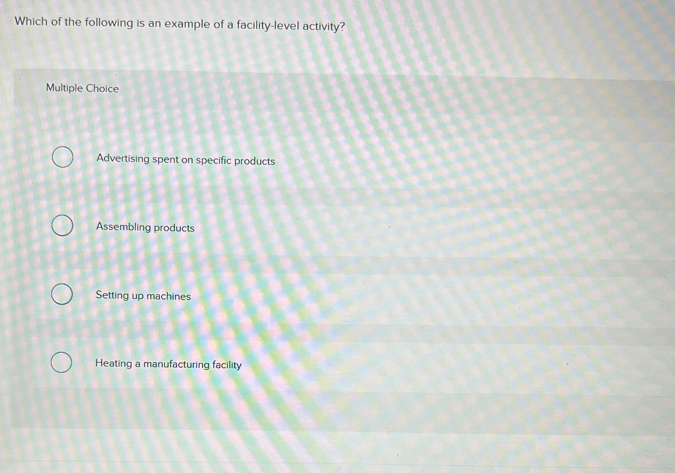 Solved Which of the following is an example of a