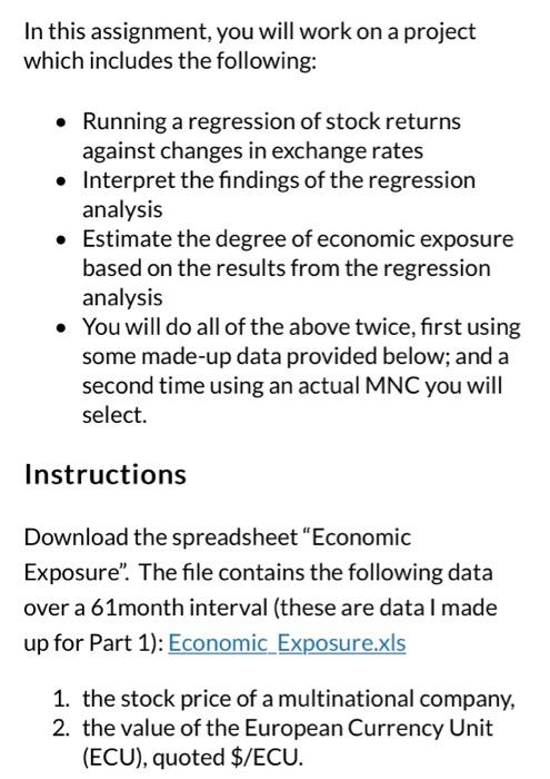 Part 1 Analysis of Economic Indicators Instruction: