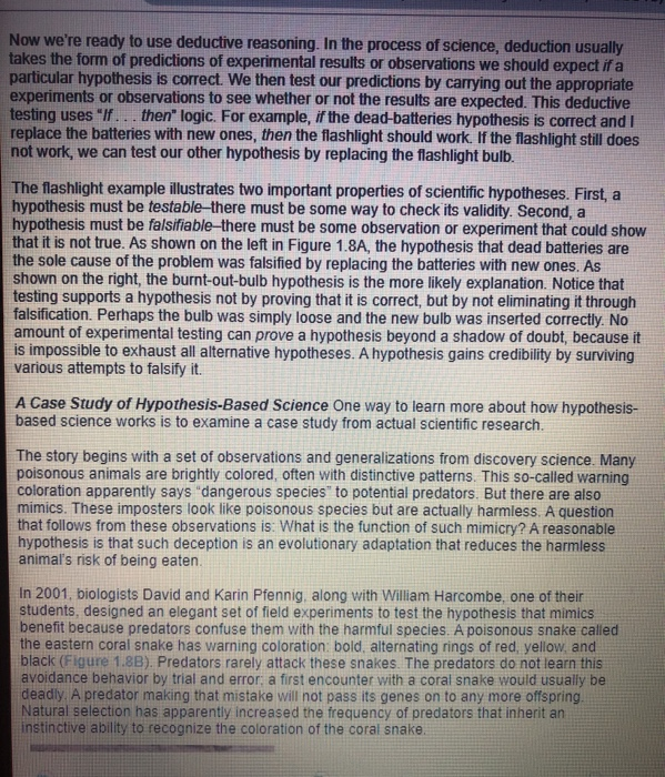 Science Annotation Example Hypothesis Solved Annotate 1.8 With hypothesis-based science, we pose | Chegg.com