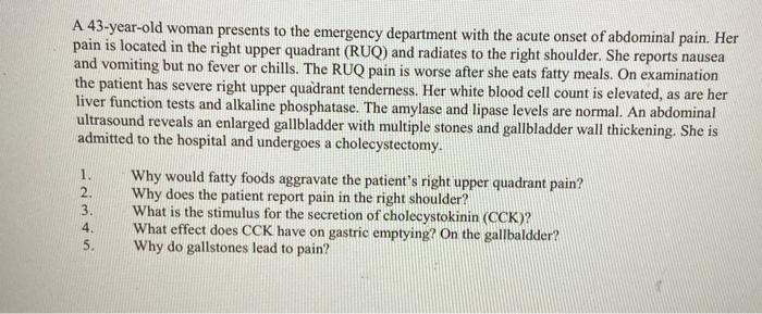 A 23-year-old woman presents with left lower quadrant pain and a 10-pound  weight loss. Why?