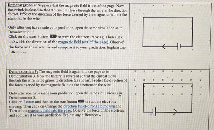 Solved Demonstration 4: Suppose that the magnetic field is | Chegg.com
