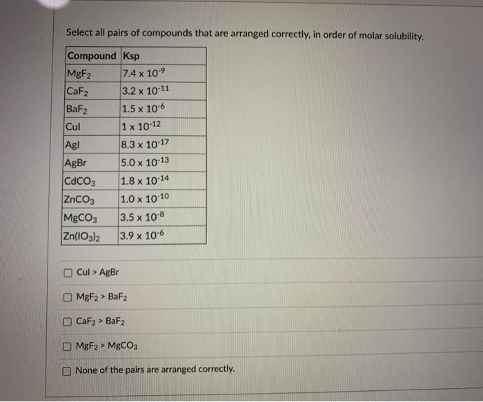 Solved Select all pairs of compounds that are arranged Chegg