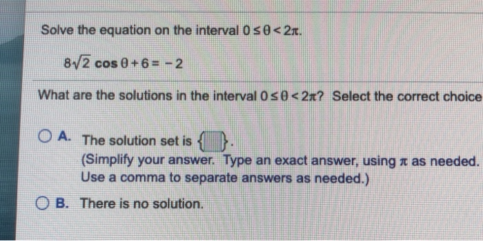 Solved Solve the equation on the interval 0 50