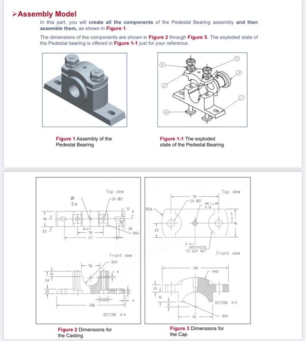 Solved Assembly Model In This Part, You Will Create All The | Chegg.com