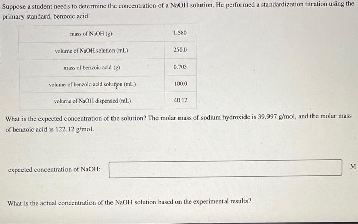 Solved Suppose a student needs to determine the | Chegg.com