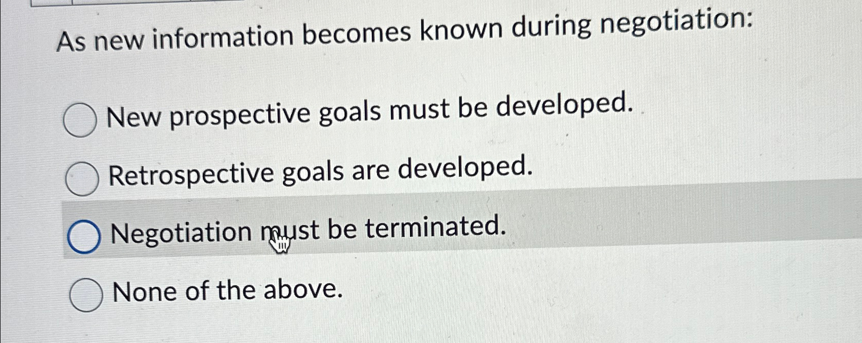 Solved As new information becomes known during | Chegg.com