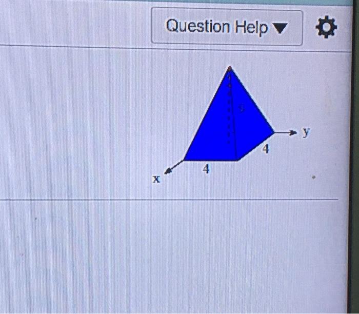 Solved Find the volume of the given pyramid, which has a | Chegg.com