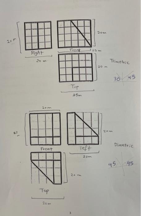 Solved can you please draw for me the 3d shapes for these | Chegg.com