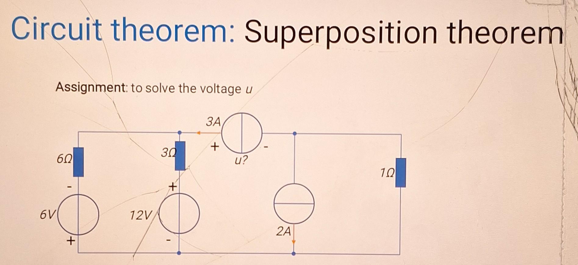 Solved Circuit Theorem: Superposition Theorem Assignment: To | Chegg.com