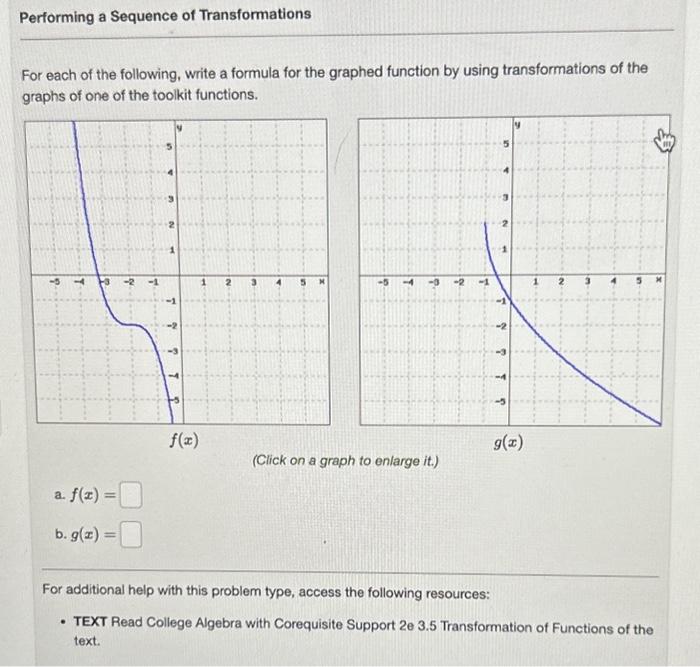 Solved Performing a Sequence of Transformations For each of | Chegg.com