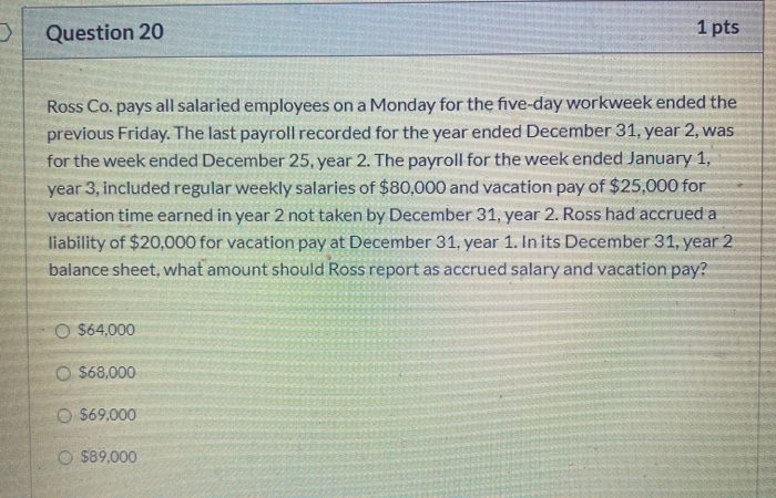 Solved Question 17 1 pts Which of the following is not a | Chegg.com