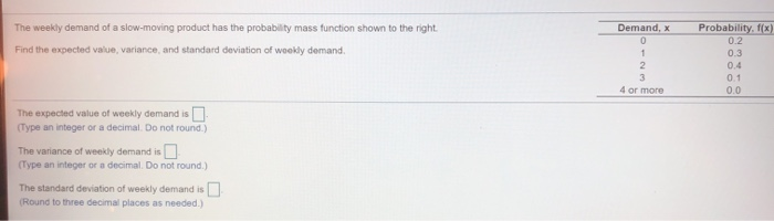 solved-the-weekly-demand-of-a-slow-moving-product-has-the-chegg
