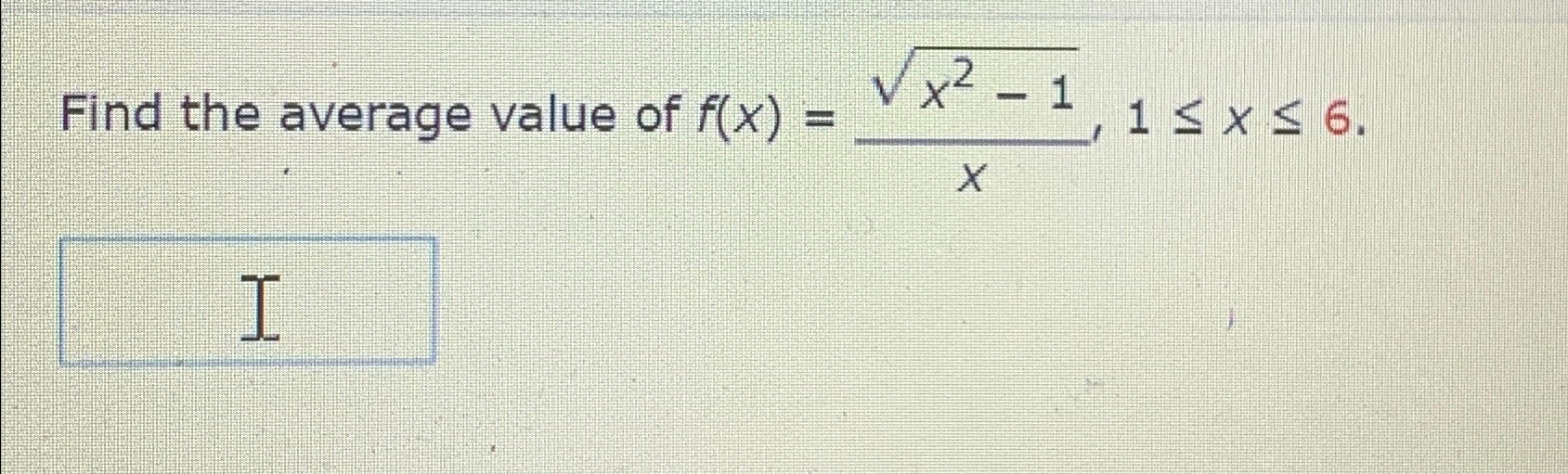 solved-find-the-average-value-of-f-x-x2-12x-1-x-6-chegg