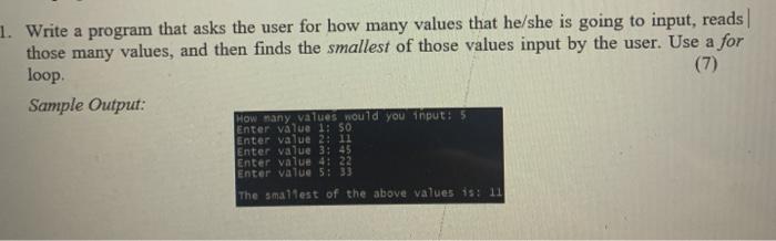 Solved 1. Write a program that asks the user for how many | Chegg.com