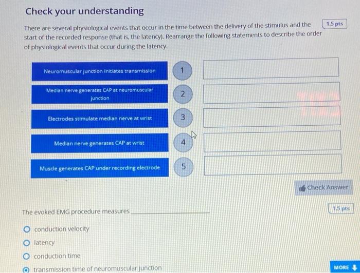 Solved 1.5 pts Check your understanding There are several | Chegg.com