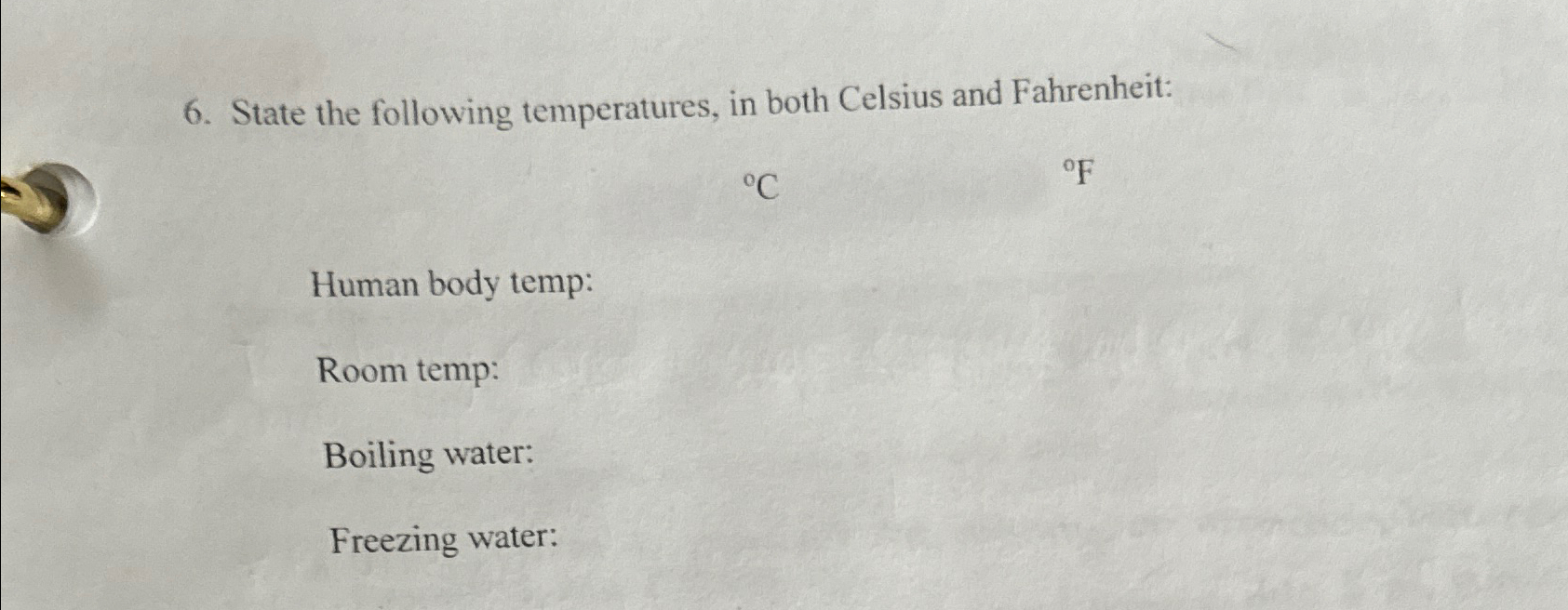 Solved State the following temperatures, in both Celsius and | Chegg.com