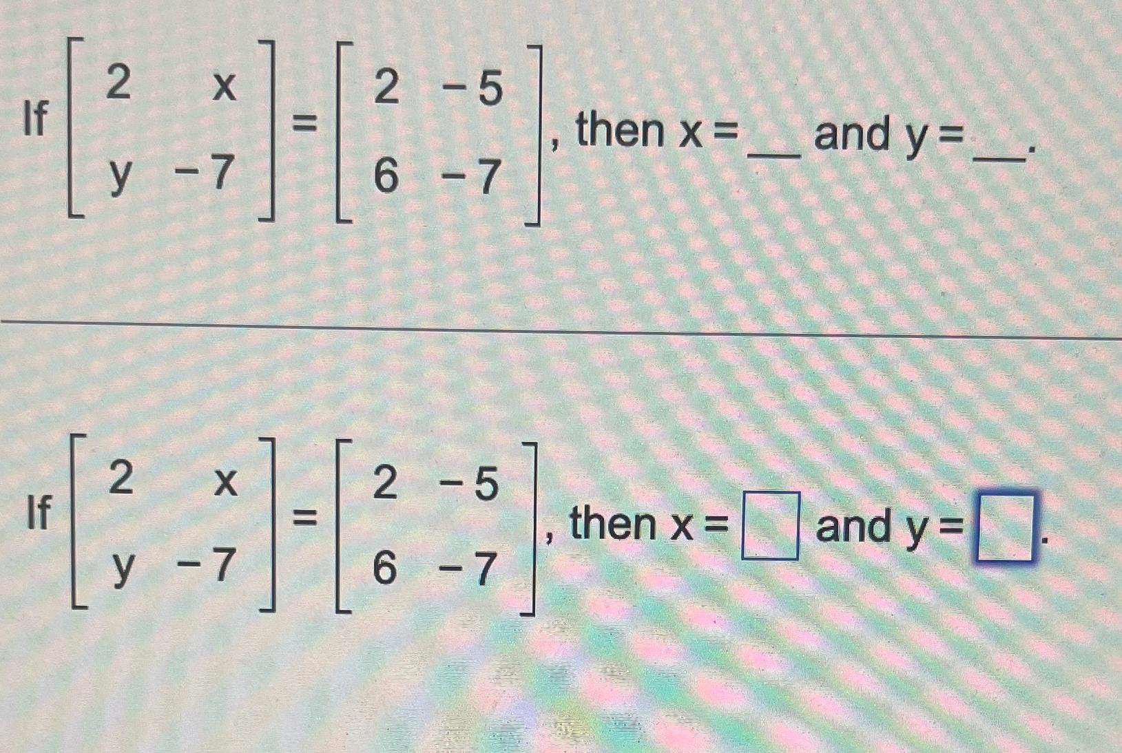 2 6y=11 7
