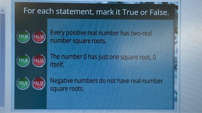 2 is a real number true or false