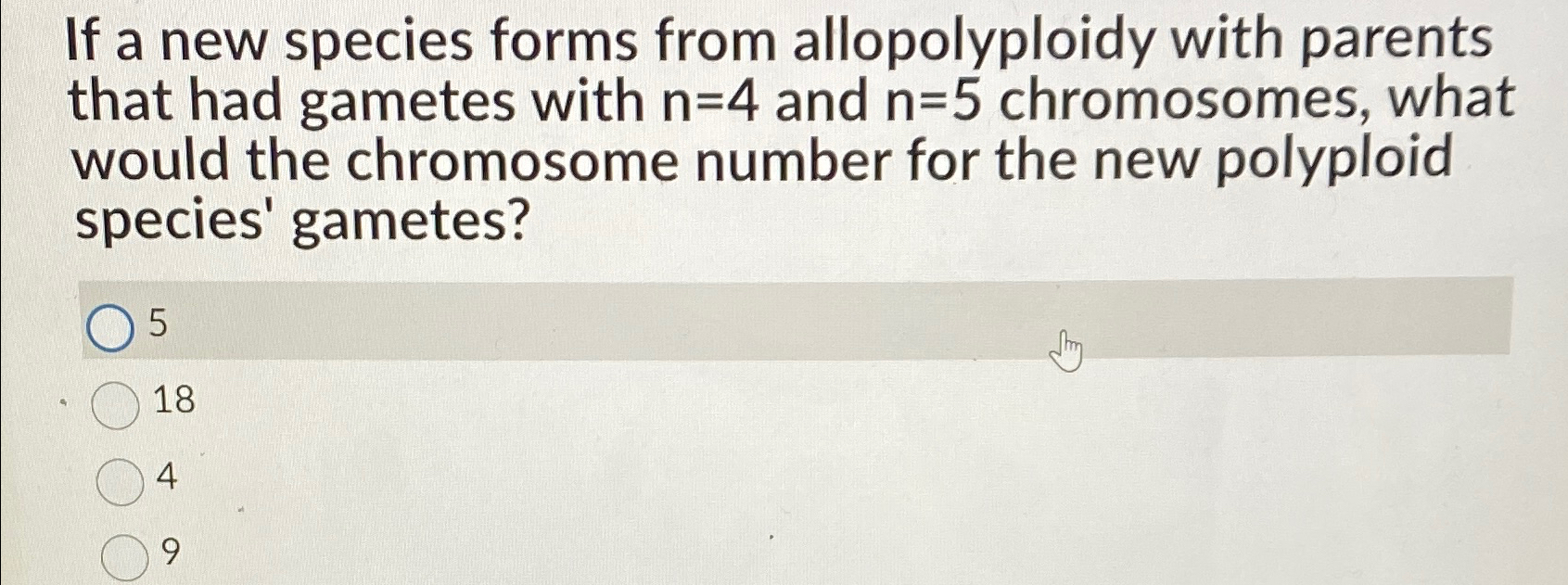 Solved If a new species forms from allopolyploidy with | Chegg.com