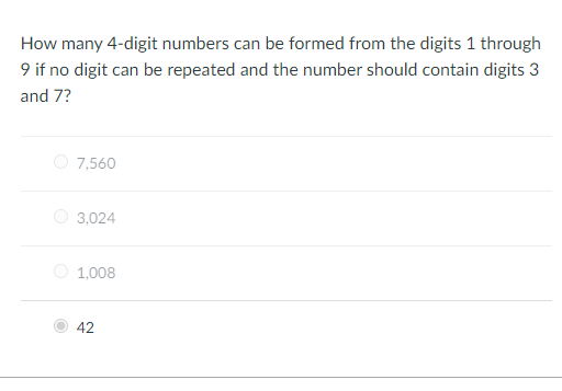 number of all 4 digit numbers having different digits