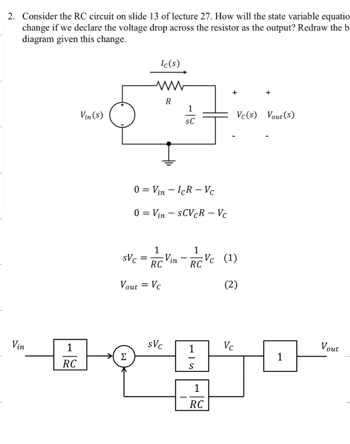 Solved Solve for If we made Vout = ﻿VOLTAGE ACROSS RESISTOR | Chegg.com