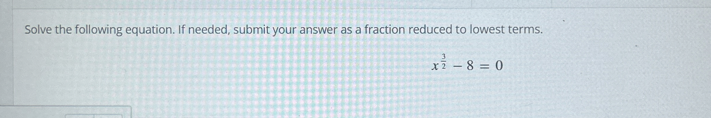 Solved Solve the following equation. If needed, submit your | Chegg.com