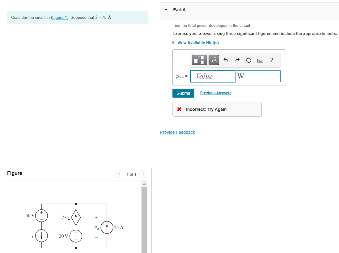 Solved Part AConsider the circuit in (Figure 1). ﻿Suppose | Chegg.com
