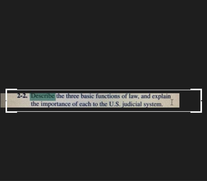 What Is Law And Its Functions?