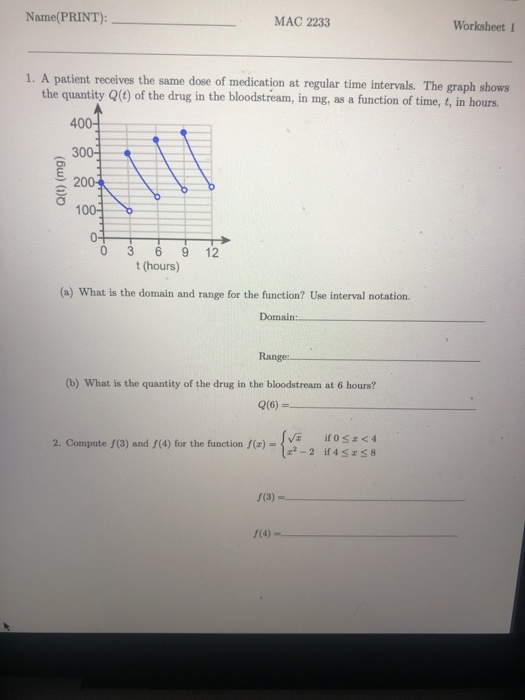 Solved PLEASE WRITE CLEAR AND CIRCLE THE ANSWER I HAVE A | Chegg.com