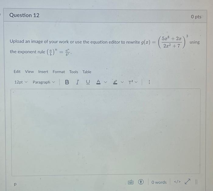 Solved Upload an image of your work or use the equation | Chegg.com