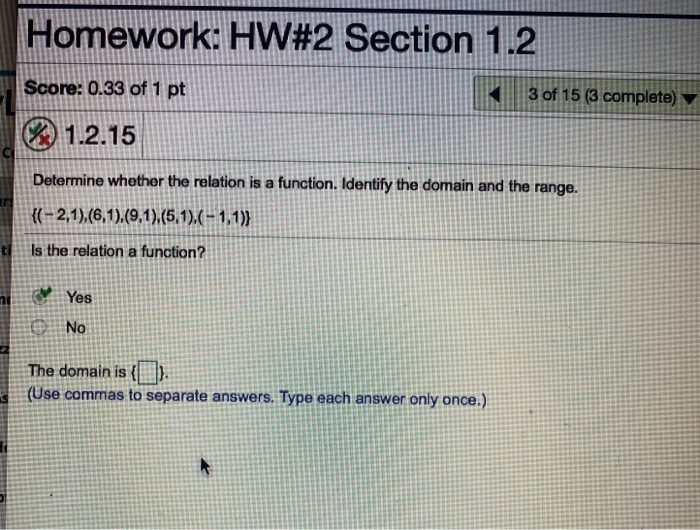 Solved Homework: HW#2 Section 1.2 Score: 0.33 Of 1 Pt 1.2.15 | Chegg.com