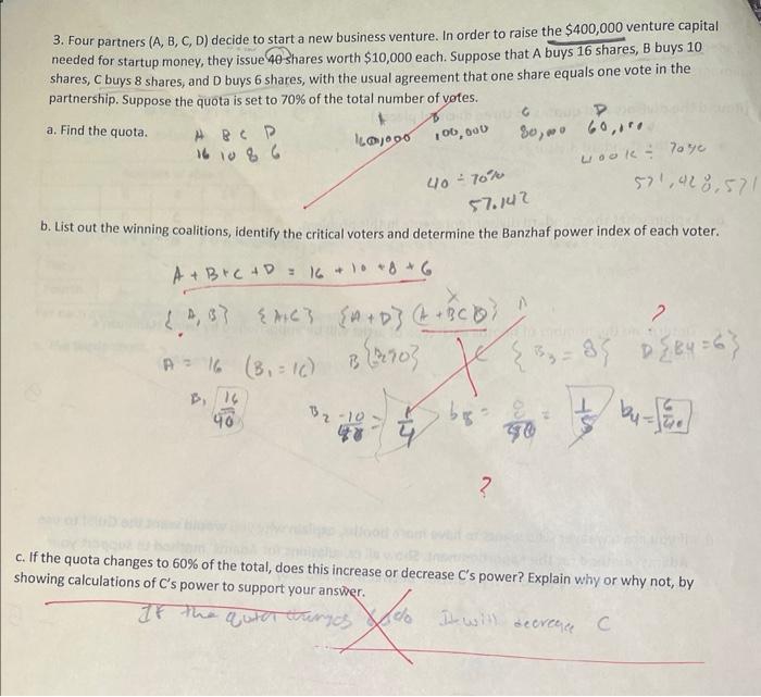 Solved using question 3 information can you find a,b and c | Chegg.com