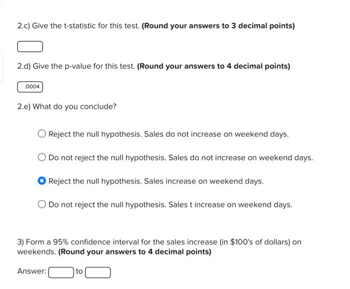 Solved An owner of an ice cream shop wants to determine the