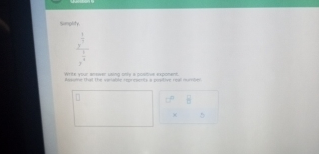 Solved Simplify.37Write your answer using only a positive | Chegg.com