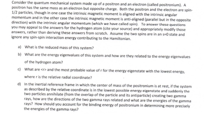 Solved Consider the quantum mechanical system made up of a | Chegg.com