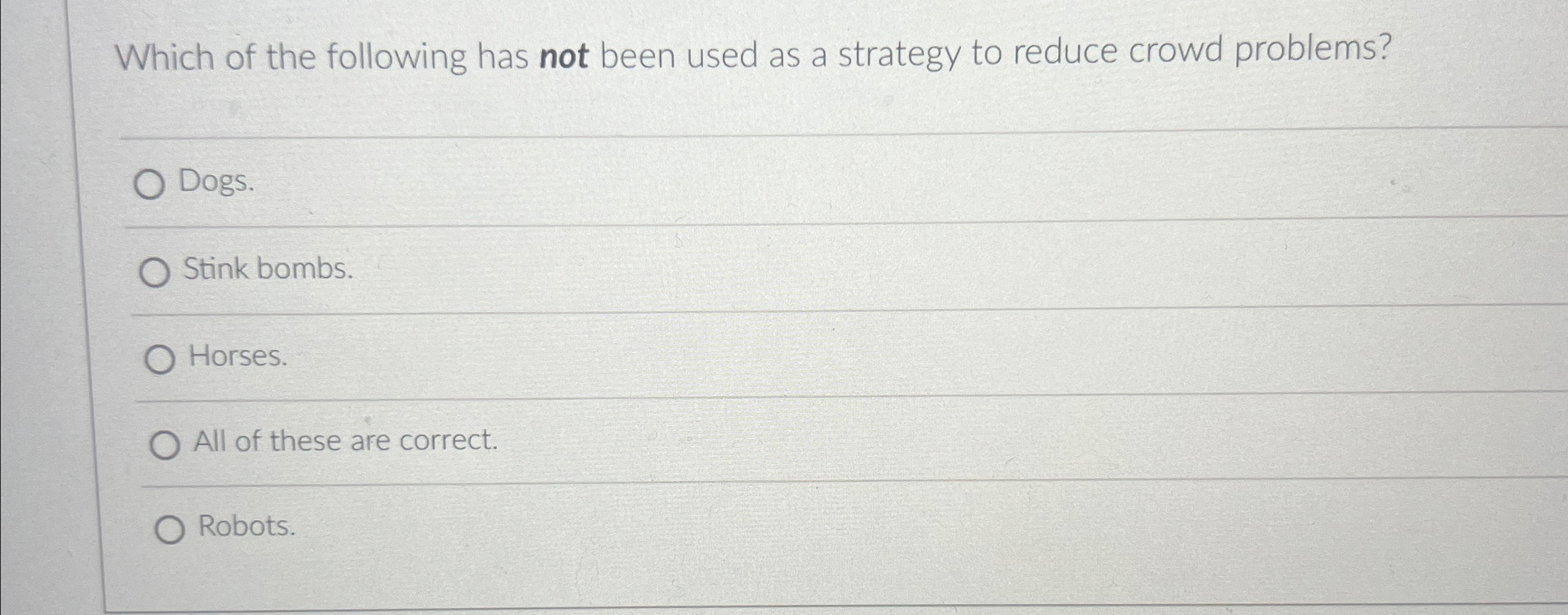 Solved Which of the following has not been used as a | Chegg.com