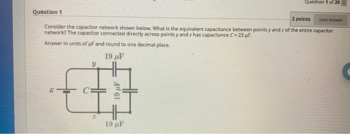 Solved U 20 Question 1 2 points Save Answer Consider the | Chegg.com