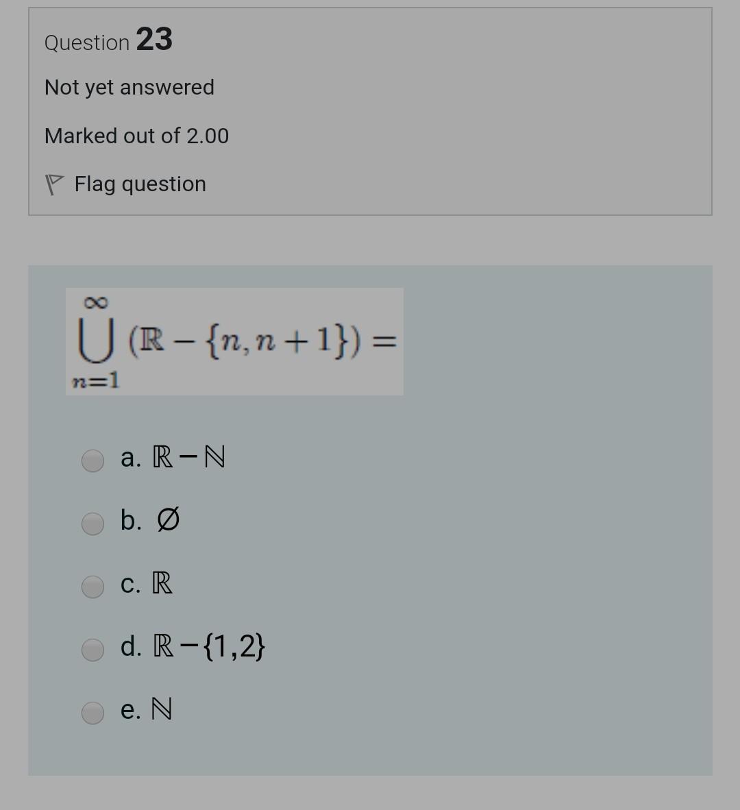 Solved Question 23 Not Yet Answered Marked Out Of 2 00 P Chegg Com