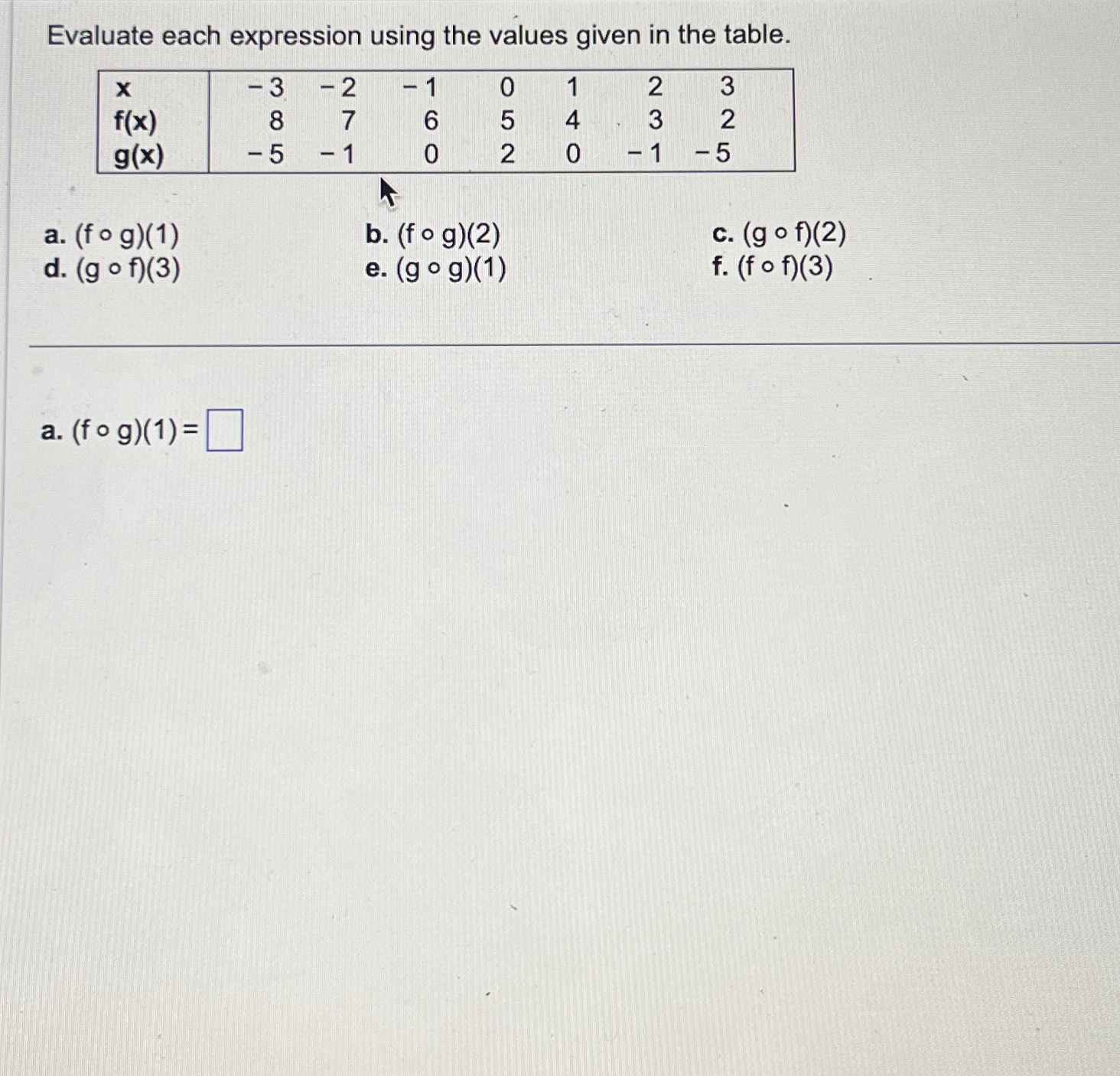 Evaluate each expression using the values given in | Chegg.com