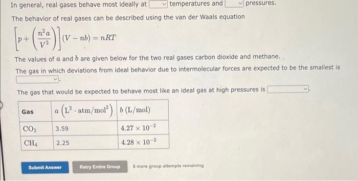 Real Gases. The ideal gas equation of state is not sufficient to describe  the P,V, and T behaviour of most real gases. Most real gases depart from  ideal. - ppt download