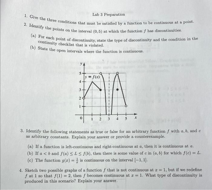 Solved Lab 3 Preparation 1. Give the three conditions that | Chegg.com