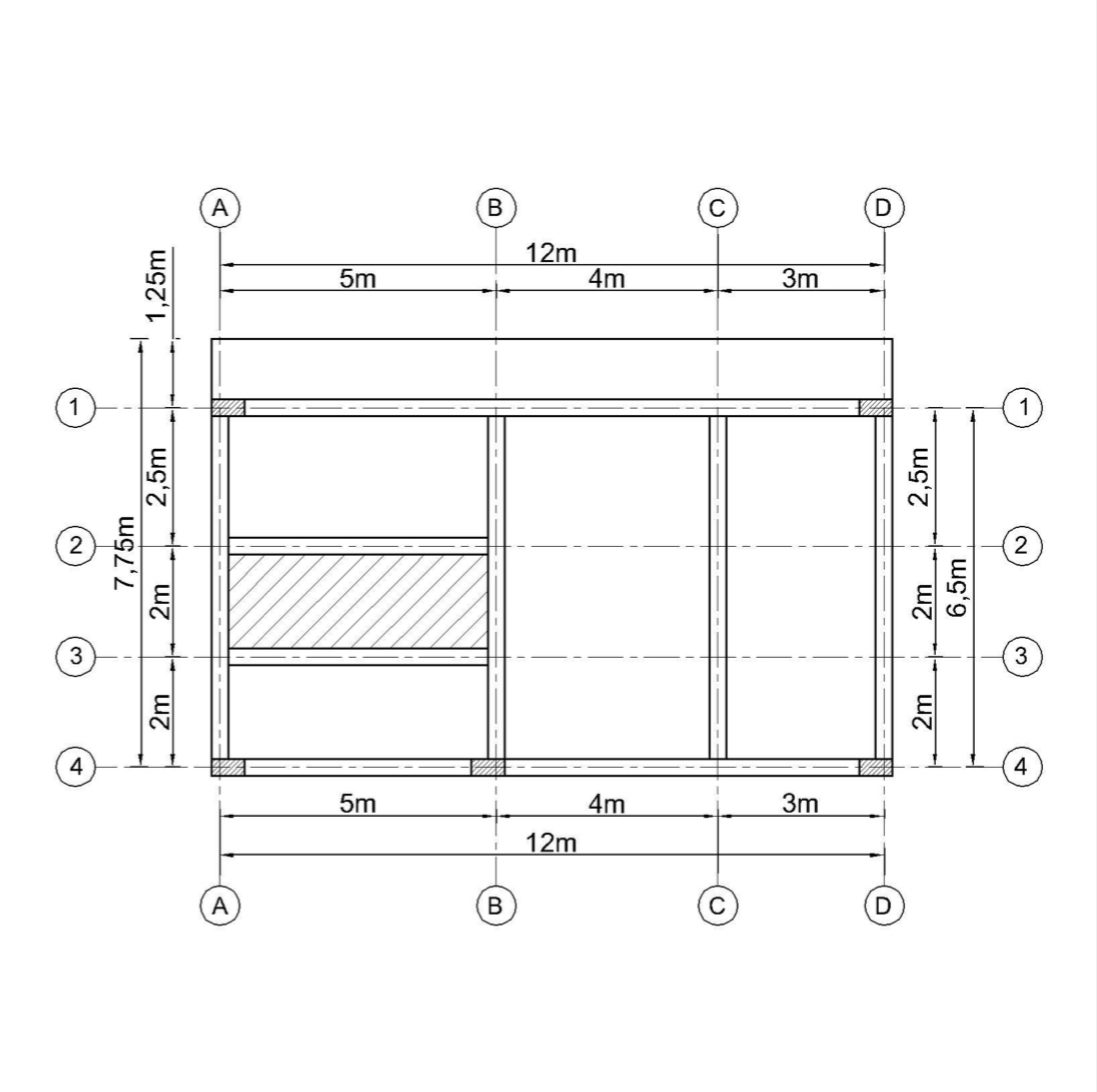 Solid SlabFor the shown PlanDesign reinforced