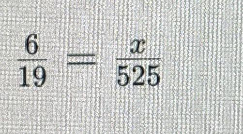 Solved 619=x525 | Chegg.com