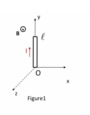 Solved Question 1: A rod of length I carrying current I is | Chegg.com