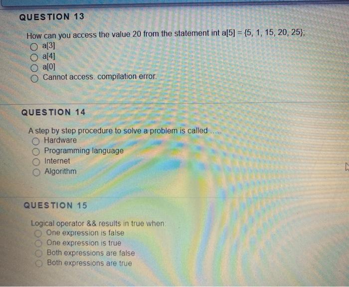 Solved QUESTION 1 Graphical representation of an algorithm | Chegg.com