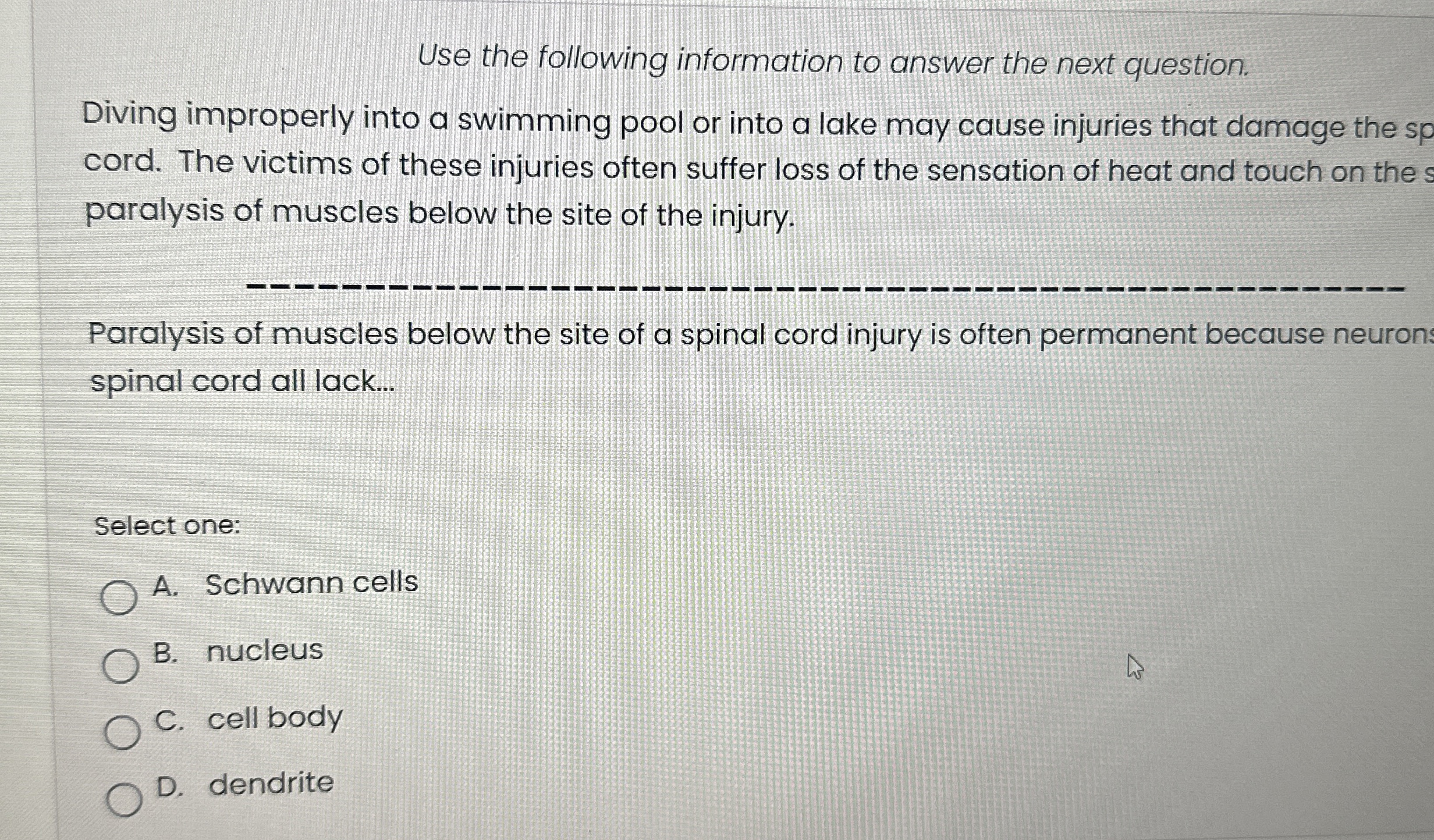 Solved Use the following information to answer the next | Chegg.com