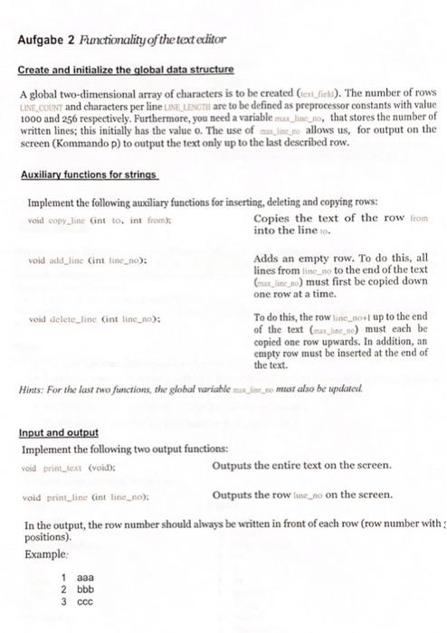 Solved Texteditor For the following exercises make sure to | Chegg.com