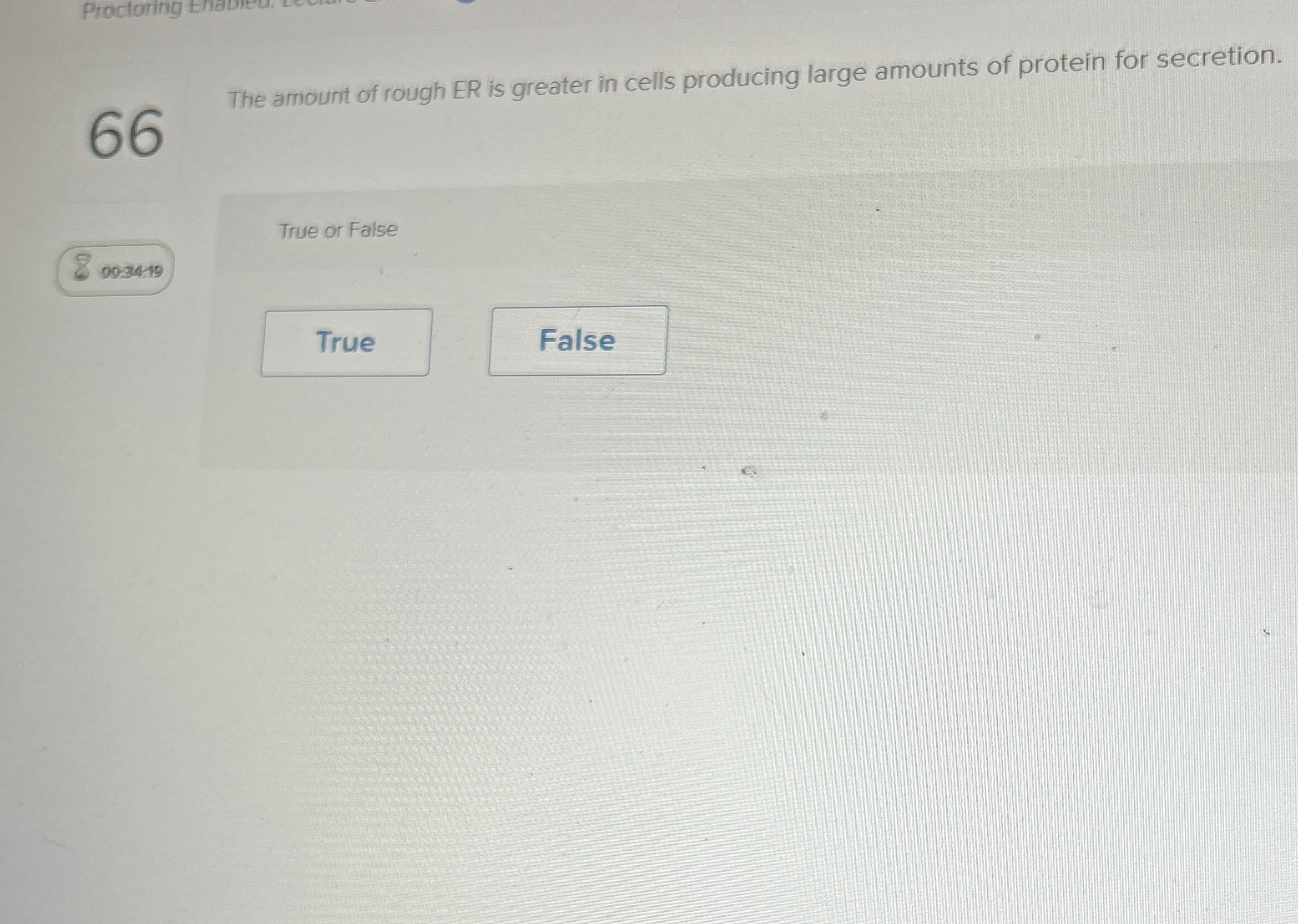Solved The amount of rough ER is greater in cells producing | Chegg.com